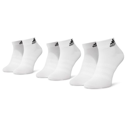Chaussettes basses unisex adidas ANKLE SOCKS - 3 PAIRS DZ9435 Blanc - Chaussures.fr - Modalova
