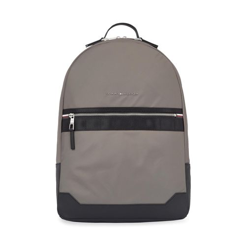 Sac à dos Tommy Hilfiger Th Elevated Nylon Backpack AM0AM11573 Gris - Chaussures.fr - Modalova