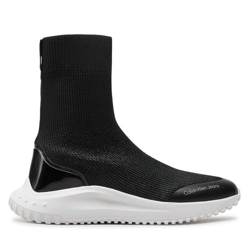 Sneakers Calvin Klein Jeans Eva Runner High Sock Mtr YW0YW01485 Noir - Chaussures.fr - Modalova