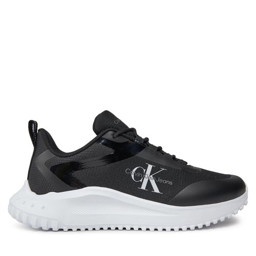 Sneakers Calvin Klein Jeans Eva Runner Low Lace Mix Ml Wn YW0YW01442 Black/Bright White 0GM - Chaussures.fr - Modalova