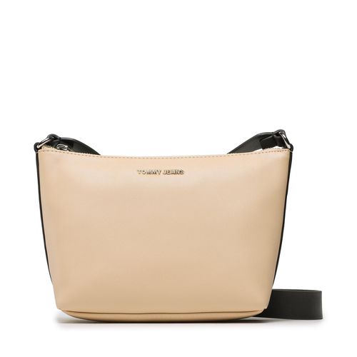 Sac à main Tommy Jeans Academia Crossover AW0AW12550 Beige - Chaussures.fr - Modalova