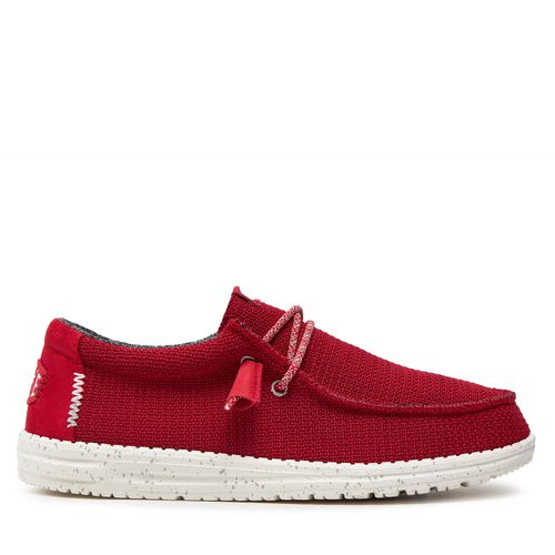 Chaussures basses Hey Dude Wally Sport Mesh 40403-6W2 Rouge - Chaussures.fr - Modalova