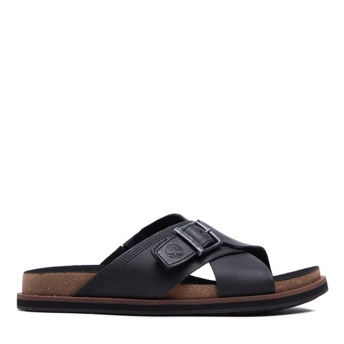Mules / sandales de bain Timberland Amalfi Vibes Cross Slide TB0A2B65015 Black Leather - Chaussures.fr - Modalova