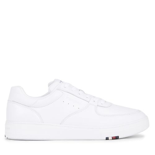 Sneakers Tommy Hilfiger Modern Cup Corporate Lth FM0FM04941 Blanc - Chaussures.fr - Modalova