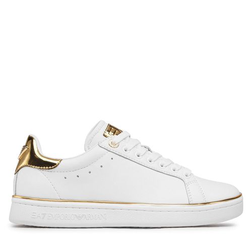 Sneakers EA7 Emporio Armani X7X009 XK329 R579 White/Gold - Chaussures.fr - Modalova