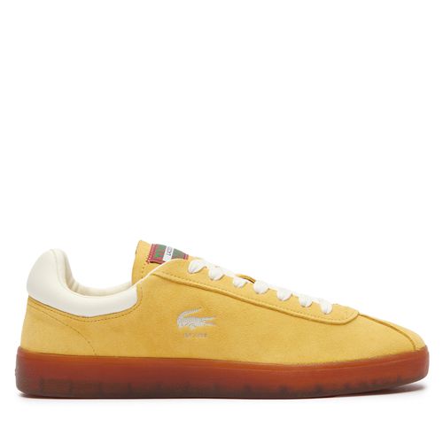 Sneakers Lacoste Basehot Leather 747SMA0041 Jaune - Chaussures.fr - Modalova