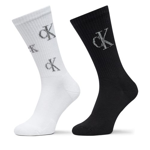 Lot de 2 paires de chaussettes hautes Calvin Klein Jeans 701229465 Blanc - Chaussures.fr - Modalova