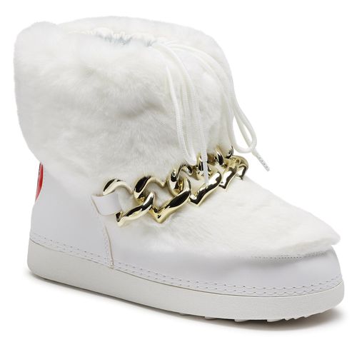 Bottes de neige LOVE MOSCHINO JA24252G0HJW0100 Bianco - Chaussures.fr - Modalova