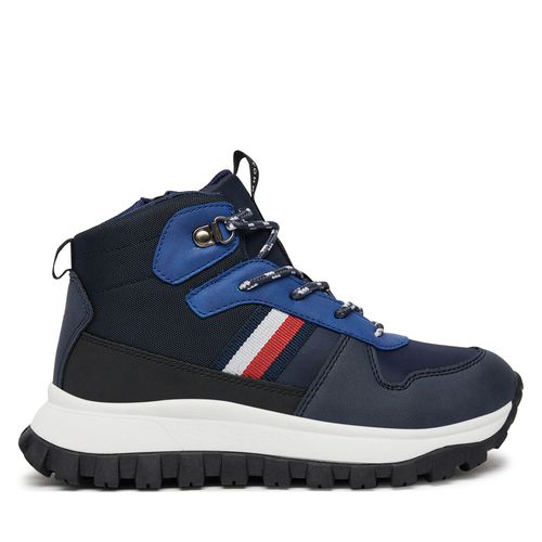 Boots Tommy Hilfiger T3B9-33680-1696A S Bleu marine - Chaussures.fr - Modalova