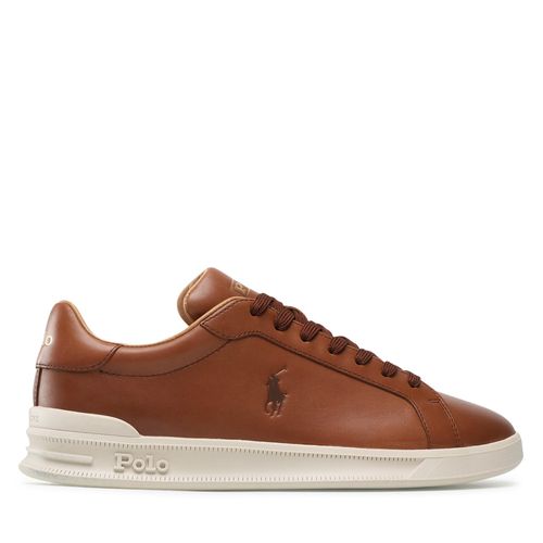 Sneakers Polo Ralph Lauren Hrt Ct II 809845110005 Marron - Chaussures.fr - Modalova