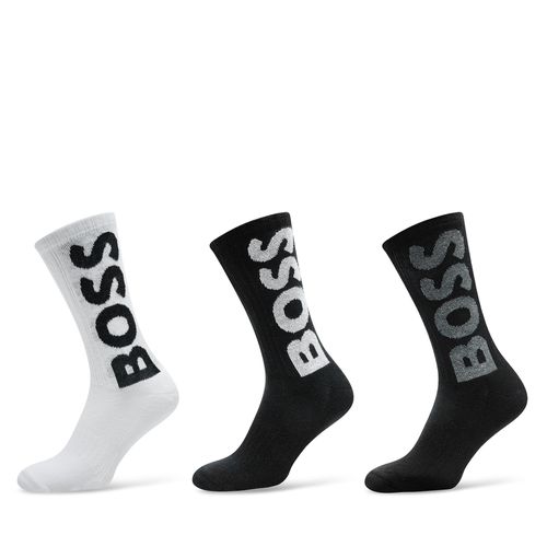 Lot de 3 paires de chaussettes hautes Boss 50524259 Noir - Chaussures.fr - Modalova