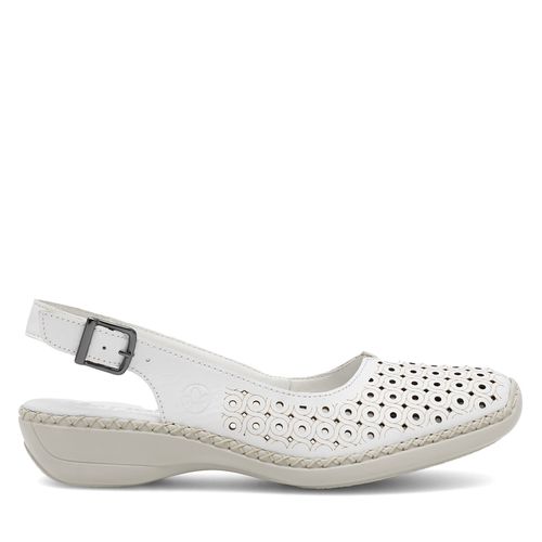 Sandales Rieker 41350-80 Blanc - Chaussures.fr - Modalova