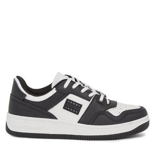 Sneakers Tommy Jeans Tjm Basket Wl EM0EM01287 Black/ White BDS - Chaussures.fr - Modalova