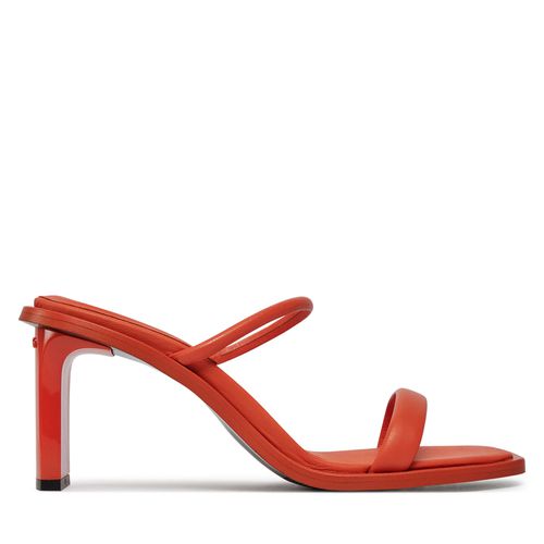 Mules / sandales de bain Calvin Klein Padded Curved Stil Slide 70 HW0HW01992 Flame XMU - Chaussures.fr - Modalova