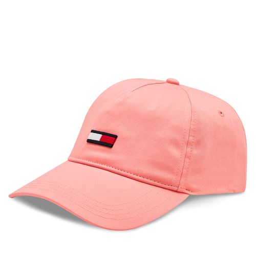 Casquette Tommy Jeans Tjw Elongated Flag Cap AW0AW15842 Rose - Chaussures.fr - Modalova