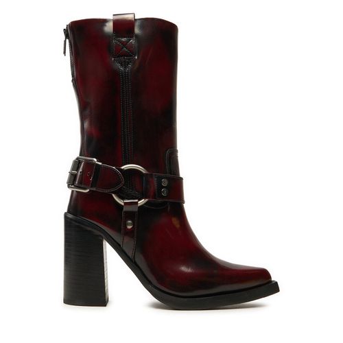 Bottines Bronx Mya-Mae 34330-OS 34 Bordeaux - Chaussures.fr - Modalova