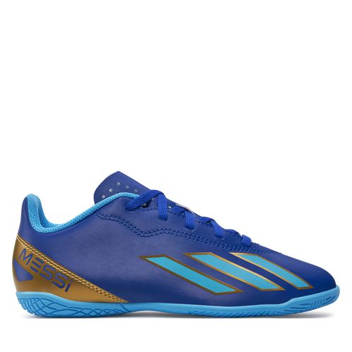 Chaussures adidas X Crazyfast Messi Club Indoor Boots IE8667 Bleu - Chaussures.fr - Modalova