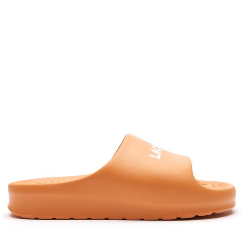 Mules / sandales de bain Lacoste Branded Serve Slide 2.0 747CMA0015 Orange - Chaussures.fr - Modalova