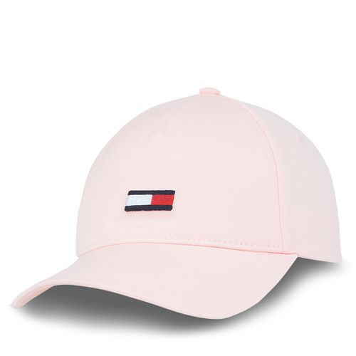 Casquette Tommy Jeans Tjw Elongated Flag Cap AW0AW15842 Tickled Pink TIC - Chaussures.fr - Modalova