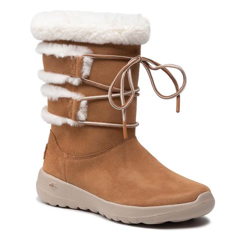 Bottes de neige Skechers On-The-Go Joy 144020/CSNT Chestnut - Chaussures.fr - Modalova