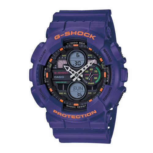 Montre G-Shock GA-140-6AER Purple/Purple - Chaussures.fr - Modalova