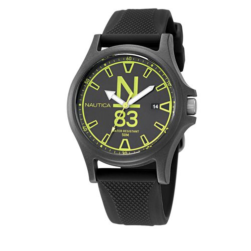 Montre Nautica NAPJSS221 Black/Black - Chaussures.fr - Modalova