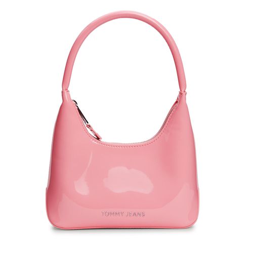 Sac à main Tommy Jeans Tjw Ess Must Shoulder Bag Patent AW0AW16136 Rose - Chaussures.fr - Modalova