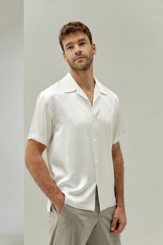 LILYSILK Blouse En Soie Col À Revers Soie 100 % Luxueuse S'Accorde Avec N'Importe Quelle Tenue Peut Être Essayé Xl - LILYSILK - Modalova