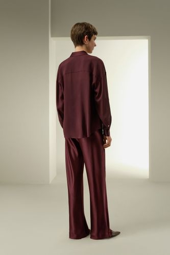 LILYSILK Chemisier Soie Avec Un Caraco ¨¤ L'Int¨¦rieur Soie Charmeuse ¨¦l¨¦gant Et Styl¨¦ S - LILYSILK - Modalova