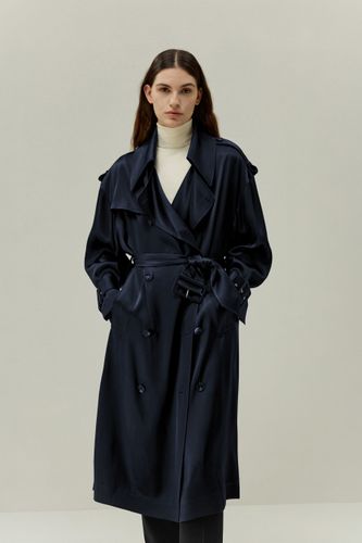 LILYSILK Trench-Coat En Soie De Luxe Convient Au Travail Et Aux Vacances Pure Soie Simple Et Classique L - LILYSILK - Modalova