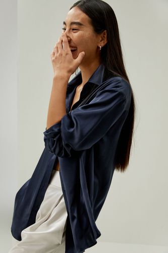 LILYSILK Chemisier Chic En Soie Manches Longues Doux Et Respirant Pure Soie Légèreté Luxueuse Modèle De Base M - LILYSILK - Modalova