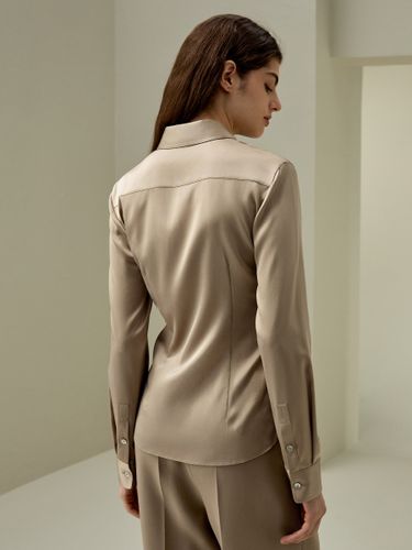 LILYSILK Chemisier En Soie À Manches Longues Col De Chemise Soie De Haute Qualité Charme Classique Simple Et Classique Petite S - LILYSILK - Modalova