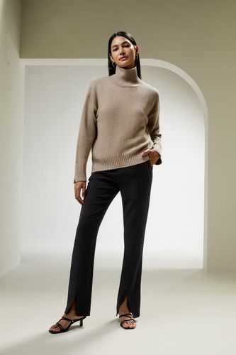 LILYSILK Pull Cachemire Col Roulé XL - Coupe Décontractée, Manches Fendues, Cachemire Doux - LILYSILK - Modalova