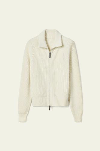 LILYSILK Homme Pull Hiver Laine Mérinos Cachemire Zippé Col Roulé Cardigan M - LILYSILK - Modalova