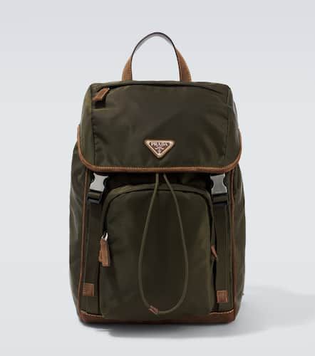 Sac  dos en Re-Nylon et daim - Prada - Modalova