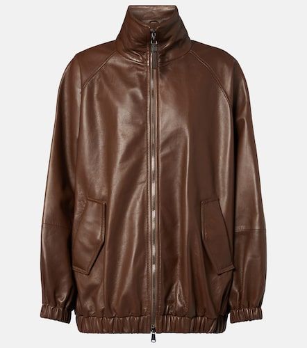 Veste Monili en cuir - Brunello Cucinelli - Modalova