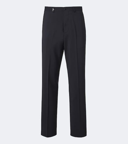 Pantalon droit en laine et mohair - Prada - Modalova
