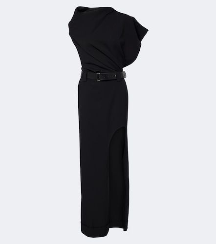 Robe longue asymétrique en laine - Junya Watanabe - Modalova