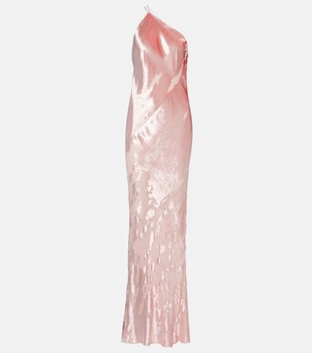Robe longue asymétrique en velours - The Sei - Modalova
