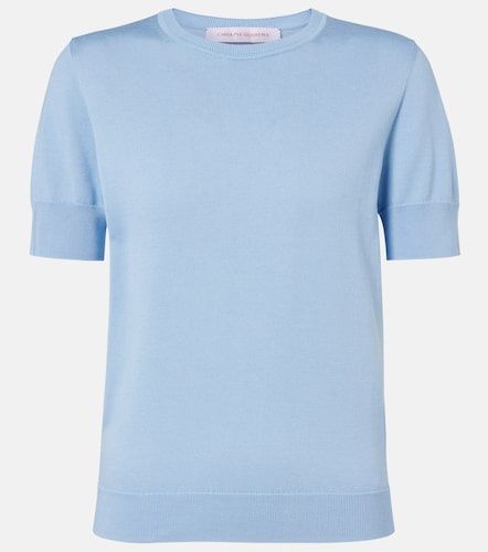 T-shirt en soie et coton - Carolina Herrera - Modalova