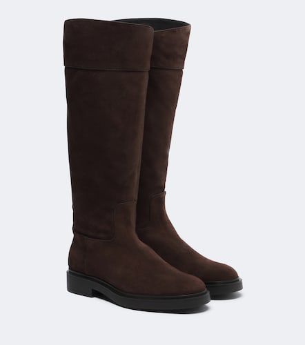 Aquazzura Bottes Ride en daim - Aquazzura - Modalova