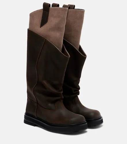 Bottes Robin Passeggiata en cuir - The Attico - Modalova