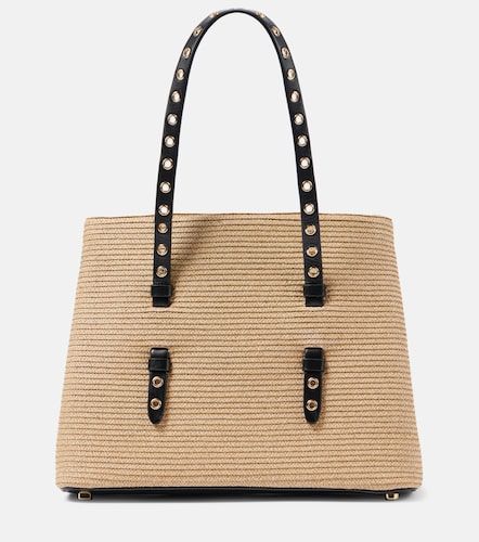 Alaïa Sac Mina 25 Medium à effet raphia - Alaia - Modalova
