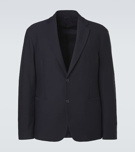Blazer en maille gaufrée - Giorgio Armani - Modalova