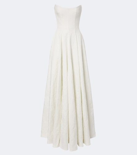 Robe longue de mariée Laila en jacquard - Markarian - Modalova