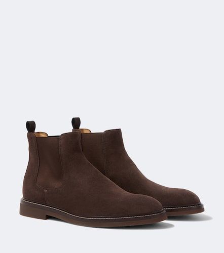 Bottines Chelsea en daim - Brunello Cucinelli - Modalova