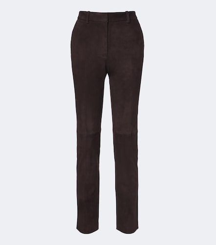 Pantalon slim Coleman en daim - Joseph - Modalova