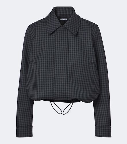 Veste blouson en laine mélangée - Loewe - Modalova