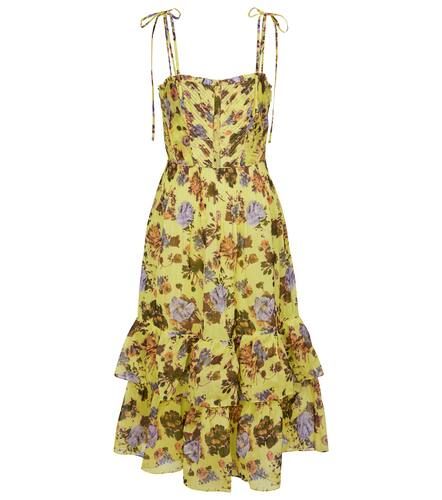 Robe midi Loraine à fleurs en coton mélangé - Ulla Johnson - Modalova