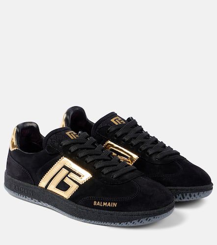 Balmain Baskets Swan en daim - Balmain - Modalova